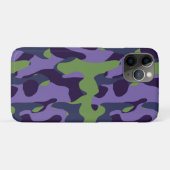 Green Purple and Blue Camo abstract Case-Mate iPhone Hülle (Rückseite (Horizontal))