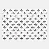 GREEN PURPLE YELLOW MARDI GRAS THEMES GESCHENKPAPIER SET (Vorderseite 2)