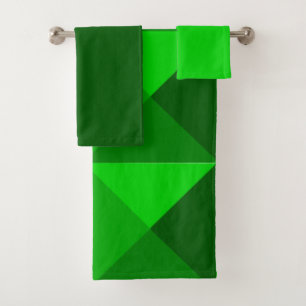 Green Pyramids Badetuch Set