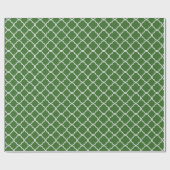 Green Quarter Latexpapier Geschenkpapier (Flach)