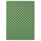Green Quarterfolie Latti Monogram Clip Board Klemmbrett (Rückseite)
