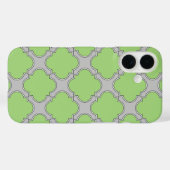 Green Quatrefoil Case-Mate iPhone Hülle (Rückseite (Horizontal))