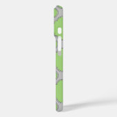 Green Quatrefoil Case-Mate iPhone Hülle (Rückseite / Links)