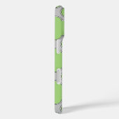 Green Quatrefoil Case-Mate iPhone Hülle (Rückseite / Rechts)