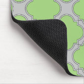 Green Quatrefoil Mousepad (Ecke)