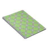 Green Quatrefoil Notizblock (Rechte Seite)