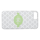 Green Quatrefoil Personalisiert Case-Mate iPhone Hülle (Rückseite (Horizontal))