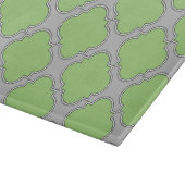 Green Quatrefoil Schneidebrett (Ecke)