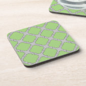 Green Quatrefoil Untersetzer (Linke Seite)
