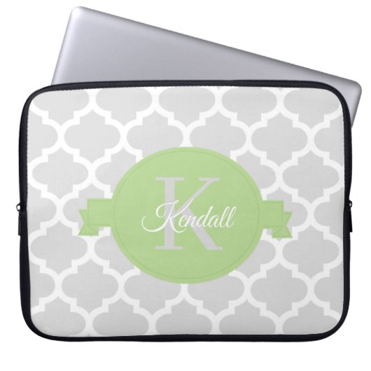 Green QuatreFolie Personalisierter Laptop-Sleeve Laptopschutzhülle (Vorderseite)