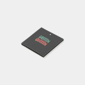 GREEN QUEEN POST-IT KLEBEZETTEL (angewinkelt)