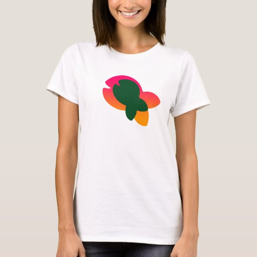 Green Rainbow Fish Logo T-Shirt (Vorderseite)