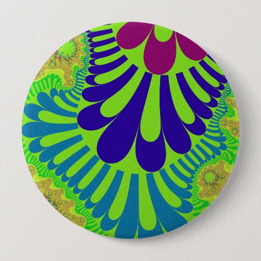 Green Rainbow Loop Button (Vorderseite)