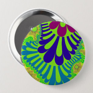 Green Rainbow Loop Button