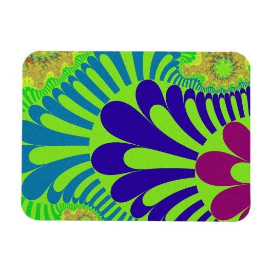 Green Rainbow Loop Magnet (Horizontal)