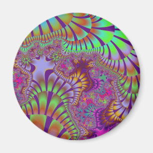 Green Rainbow Melt Magnet