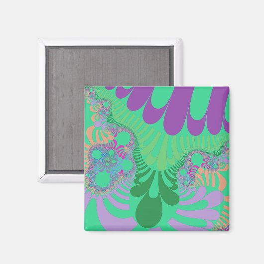 Green Rainbow Mod Magnet (Vorderseite/Rückseite)