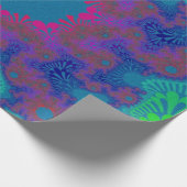 Green Rainbow Sunburst Geschenkpapier (Ecke)