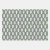 Green Rainbows Wrapping Sheets Geschenkpapier Set (Vorderseite 3)