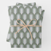 Green Rainbows Wrapping Sheets Geschenkpapier Set (Beispiel)