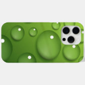 Green Raindrop Muster Case-Mate iPhone Hülle (Rückseite (Horizontal))