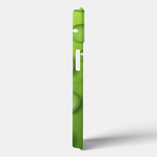 Green Raindrop Muster Case-Mate iPhone Hülle (Rückseite / Rechts)