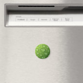 Green Raindrop Muster Magnet (In Situ (Geschirrspüler))