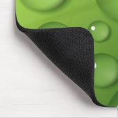 Green Raindrop Muster Mousepad (Ecke)
