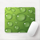 Green Raindrop Muster Mousepad (Mit Mouse)