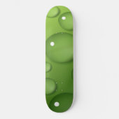 Green Raindrop Muster Skateboard (Vorderseite)