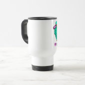 Green Ram Chinese Year Zodiac Travel Mug Reisebecher (Vorderseite Links)