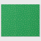 Green Random Polka Dot Muster Geschenkpapier (Flach)