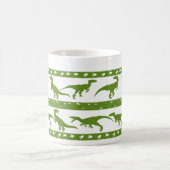 Green Raptor Muster Kaffeetasse (Mittel)