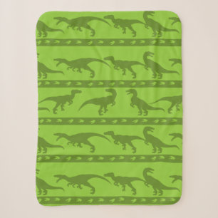 Green Raptor Muster Sherpadecke