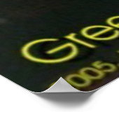 GREEN RASTA POSTER (Ecke)