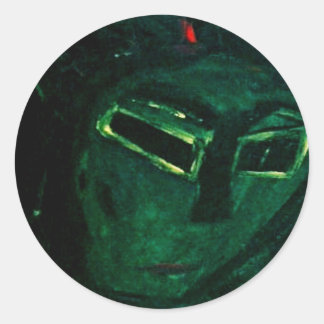 GREEN RASTA RUNDER AUFKLEBER