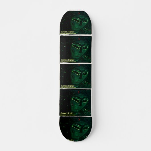 GREEN RASTA SKATEBOARD (Vorne)