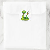 Green Rattlesnake Stickers (Tasche)