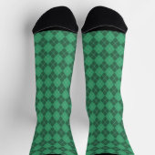 Green Raute Golf Socken (Oben)