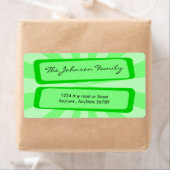 Green Ray Address Label (Insitu)