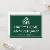 Green Real Estate Business Customized Marketing Karte (Vorderseite/Rückseite Beispiel)