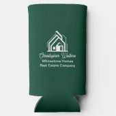 Green Real Estate Company Customized Realtor Selters Dosenkühler (Rückseite)