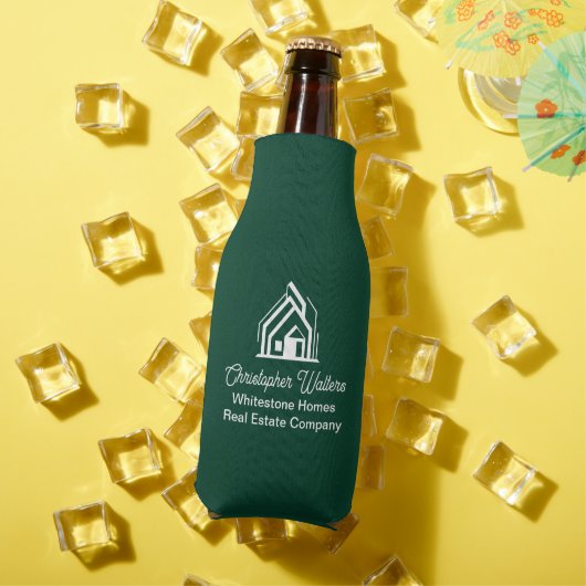 Green Real Estate Company Personalized Realtor Flaschenkühler (In Situ Sommer)