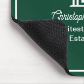 Green Real Estate Company Personalized Realtor Mousepad (Ecke)