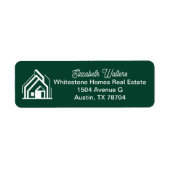 Green Real Estate Company Realtor Return Address (Vorne)