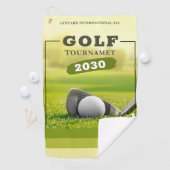 Green Realistic Golf Turnier Golfhandtuch (Insitu)