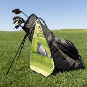 Green Realistic Golf Turnier Golfhandtuch (Gras)