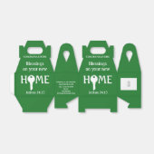 Green Realtor to Client NEW ZUHAUSE Closing Gift Geschenkschachtel (Ungefaltet)