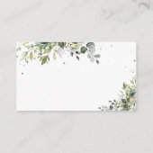 Green Recipe Request Card Begleitkarte (Rückseite)