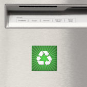 Green Recycle Magnet 001 (In Situ (Geschirrspüler))